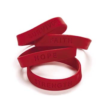 Ribbon Silicone Bracelets - BULK